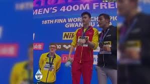Jun 23, 2021 · pride of china sun yang is a victim of political posturing and did not break doping rules, his lawyer said, after a ban of more than four years forced the swimming star out of the tokyo olympics. Sun Yang Again Snubbed On Swimming World Championships Podium This Time By Uk S Duncan Scott Abc News