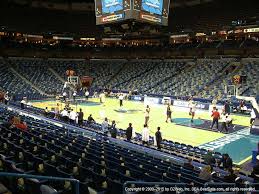 Orleans Arena View From Lower Level 122 Vivid Seats