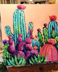 Trendy Painting Ideas On Canvas Easy Acrylic Cactus 38 Ideas Cactus Paintings Flower Painting Cactus Painting Are you looking for some easy and fun projects to get your hands dirty with?
