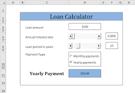 Loan Calculator In Excel Vba Easy Excel Macros