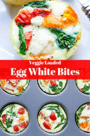 Veggie Egg White Bites Recipe Egg And Grapefruit Diet Egg White Recipes Egg Bites