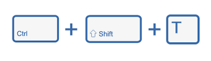 Ctrl+Shift+T - The keyboard shortcut that changed my life! — Steemit