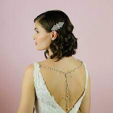 The Kent Backless Dress Jewellery By Miranda Templeton Www Mirandatempleton Co Uk Backless Dress Hair Accessories Collection Bridal Hair Accessories