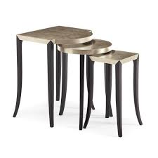 Product Out About By Caracole Designers Love A Nest Of Tables And With These The Possibilities Are En Nesting Tables Caracole Furniture Silver Side Table