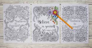 Home > don't believe everything you think. Believe In Yourself Adult Colouring Pages Mum In The Madhouse