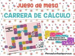 Diviértete con estos juegos numéricos de aritmética y aprende habilidades mentales que siempre te serán de utilidad. Juego Matematico Carrera De Calculo Maths Race Tpt