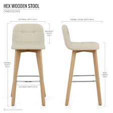 Hex Fabric Tabouret De Bar Assise 70cm En Bois Et Tissus 110 Euros Lemondedutabouret Fr Tabouret De Bar Tabouret Tabouret De Bar Bois