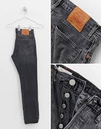 Un choix unique de jean levi's 501 femme disponible dans notre magasin. Levi S 501 Jeans In Enger Passform Mit Normaler Bundhohe In Verwaschenem Grau Asos