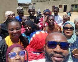 A visit to the home of Late Alhaji Ishaka Alfa Wali. Mallam Akus Lawal who  was received into the home of the Late elder stateman by his son Alhaji  Tijani Ishaka Alfa
