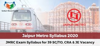Jaipur Metro Syllabus 2020 Jmrc Exam Syllabus For 39 Sc To Cra Post