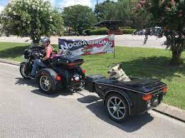Who Really Pulls Tow Behind Motorcycle Trailers Motorcycle Trailer Motorcycle Motorcycle Camping Gear