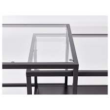 #1 best seller in nesting tables. Vittsjo Nest Of Tables Set Of 2 Black Brown Glass 90x50 Cm Ikea