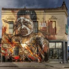 Superb Building Facade By Awol Crew In Melbourne Murals Street Art Street Art Melbourne Street Art