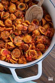 Simply slice up some smoky goodness and potatoes, add in some seasoning, and brown it all up for a cozy meal you'll want more of. Orecchiette With Smoked Turkey Sausage Slimming Eats