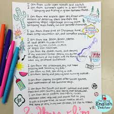 I Had So Much Fun Creating My Example Of A Where I M From Poem And I Hope My Students Enjoy Th Where Im From Poem Poems For Students Poems For Middle