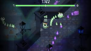 Four purple ghouls face off. Google Releases Frightfully Addictive Multiplayer Doodle Game For Halloween Techradar