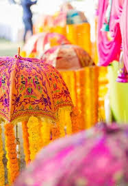 Rajasthani Mela Theme Mehendi Mela Party My Wedding Planning Umbrella Wedding Umbrella Decorations Outdoor Party Decorations