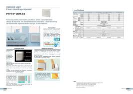 Air conditioning (also a/c, air con) is the process of removing heat and controlling the humidity of the air within a building or vehicle to achieve a more comfortable interior environment. Mitsubishi Electric Pffy P40vkm E2 User Manual Manualzz