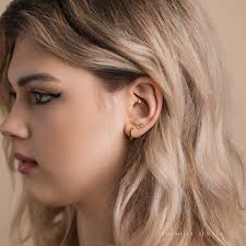 Triple Lined Daith Hoop Ring, Hoop Earring, 16ga, 8 or 10mm, Unisex, G23  Titanium SHEMISLI SH408, SH409