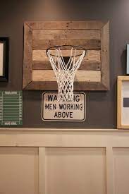Thrifty Thursday Diy Basketball Hoop Man Cave Home Bar Man Cave Decor Man Cave Diy
