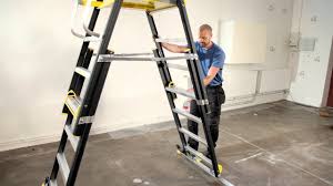 Using a ladder on stairs, especially if you are using the wrong ladder, is a gamble many are not willing to take. Video Wibe Ladders