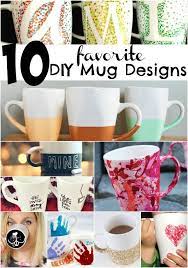 10 Adorably Cute Diy Mugs The Realistic Mama Diy Mugs Mugs Mason Jar Diy