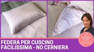 Scegli la consegna gratis per riparmiare di più. Come Cucire Federa Cuscino Facilissima No Cerniera Zip In Sartoria Con Sara Poiese Youtube