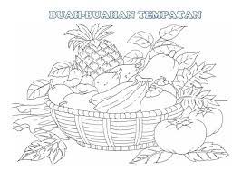 Mewarna ton gelap pada bahagian badan. Seni Visual Lukisan Buah Buahan Tempatan Cikimm Com