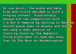Homestuck Fluff Headcanons Homestuck Singing Contest Headcanon