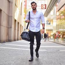 It seems like most stylish men agree that chelsea boots are pretty darn cool. 40 White Shirt Outfit Ideas For Men Styling Tips