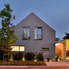 Frontansicht Bei Nacht Haus F Keine Graue Maus Fassade Haus Architektur Haus