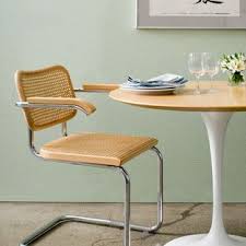The Two Breuer Knock Offs That I Purchased For 8 Just Need A Little Chrome Freshening Up And They Ll Be Perfec Cesca Chair Saarinen Dining Table Trendy Chairs