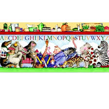 If you love to quilt, you. Hungry Animal Alphabet Scenic Stripe Fabric Panel