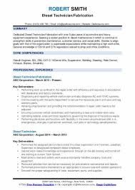 Worked in sales to bring in large contracts such as samsung, cvs, ahs, etc. Diesel Technician Resume Samples Qwikresume