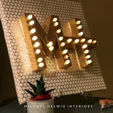 Maybe you would like to learn more about one of these? How To Make A Diy Light Up Marquee Sign Michael Helwig Interiors