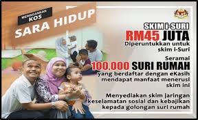 Kerajaan telah memperuntukkan rm 20 juta bagi menjayakan fasa pertama skim yang dikenali program sukarela insentif suri (suri). Program Caruman Sukarela Insentif Suri I Suri Jabatan Penerangan Malaysia