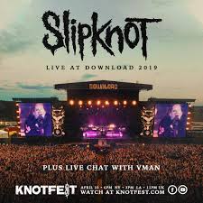 Meet & greet with slipknot, backstage tour/lunch with clown, access to vip lounge, exclusive merchandise & much more! Knotfest To Stream Slipknot S Headline Set From Download Festival 2019 Airing Friday April 10th At 6pm Edt 3pm Pdt Bpm