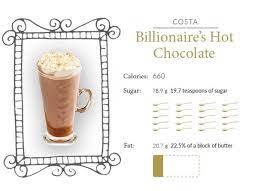 You need to be aware of the total calories and fat chocolate bars are too various to list each individual bar. A Fan Of Festive Hot Drinks The Calorie Content Might Surprise You With One Containing 660 Teesside Live