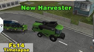 Corta la hierba con una segadora y, a continuación, puedes cargarla . Fs14 Farming Simulator 14 New Harvester Yeni Bicerdover Timelapse 23 Youtube