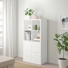 Kallax Shelf Unit With 4 Inserts High Gloss White 30 3 8x57 7 8 Ikea Kallax Shelf Unit Ikea Kallax Shelf Unit Kallax Shelving Unit