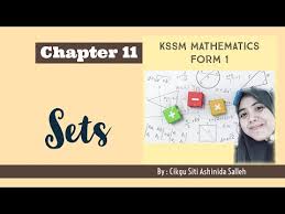 Pengenalan Set Matematik Tingkatan 1
