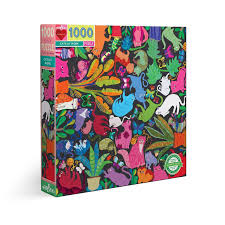 This beautiful fern garden featuring a family of birds will transport any family of puzzlers into focused calm. Eeboo Jugueteria Caramba