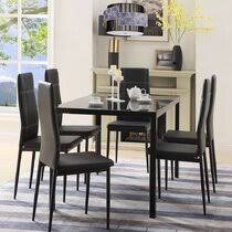 Discover inspiration for your kitchen remodel and discover ways to makeover your space for countertops, storage, layout and decor. Glass Kitchen Dining Room Table Sets You Ll Love In 2021 Wayfair