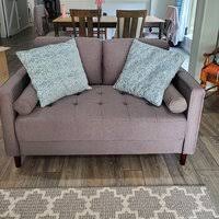 Maybe you would like to learn more about one of these? Mercury Row Garren 52 4 Square Arm Loveseat Reviews Wayfair