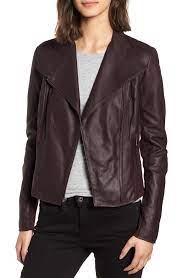 Marc New York By Andrew Marc Felix Stand Collar Leather Jacket Nordstrom Leather Jacket Collar Leather Jacket Women Clothes Sale