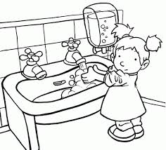 You can use our amazing online tool to color and edit the following hand washing coloring pages for preschoolers. Hand Washing Coloring Page Coloring Home