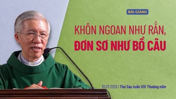 Khôn ngoan như rắn, đơn sơ như bồ câu - Thứ Sáu tuần XIV Thường niên