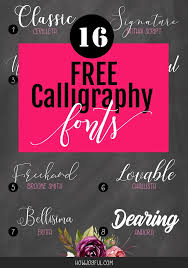 Handwriting letters and fonts symbols & emoji. Top 16 Free Calligraphy Fonts Hand Lettering In 2020