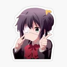 Naturally, she's a walking annoyance. Rikka Chuunibyou Stickers Redbubble