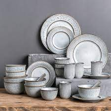 See more ideas about dinnerware sets, dinnerware, retro. Antowall 38pcs Set Retro Ceramic Tableware Dinner Set Bowl Rice Dessert Bowl Procelain Plates Dinnerware Sets Aliexpress
